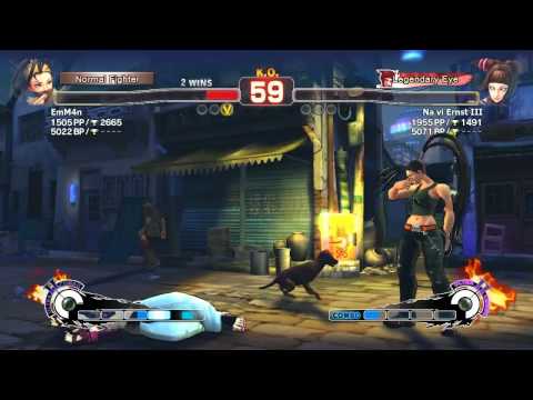 EmM4n [Ibuki] vs Na vi Ernst III [Juri] SSF4 Arcade Edition - Windows Live Endless Battle