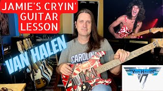 Jamie's Cryin' Guitar Lesson - Van Halen - How To Play Jamie's Cryin' on Guitar