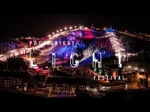 Polar Night Light Festival in Ruka Ski Resort