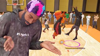 USING GLITCHY CENTER On 3v3 THEATER! NBA 2K23 Park Gameplay