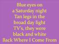 Back Where I Come From By Kenny Chesney