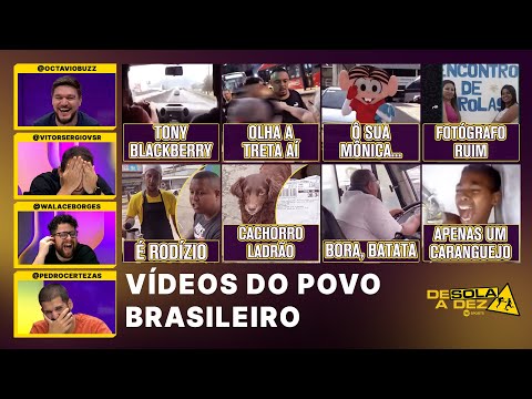 QUAL É O MELHOR VÍDEO PROTAGONIZADO PELO POVO BRASILEIRO? | DE SOLA A DEZ