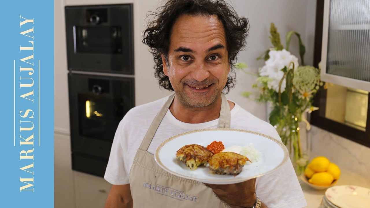 Markus Aujalay gör pannbiff med potatis och ajvar