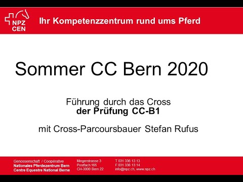 Sommer CC Bern - Crossbesichtigung B1 Parcours mit Stefan Rufus
