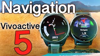 Garmin Vivoactive 5 | Maps, Navigation & Courses for Hiking & Running! 🤣🤡