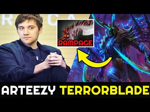 ARTEEZY Terrorblade - King of The Monster Unkillable 1000 GPM Rampage Gameplay 7.25 Dota 2