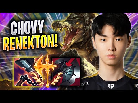 CHOVY IS A BEAST WITH RENEKTON! - GEN Chovy Plays Renekton MID vs Swain! | Season 2023