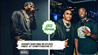 Ashanti’s Baby, king Mo, St  Louis Finest as He Brought the Heat to xfinitytheatre Hartford ,CT