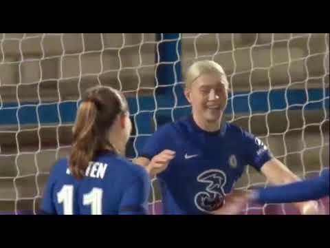 WOMEN CHAMPIONS LEAGUE ~ CHELSEA 3-0 BENFICA HIGHL...