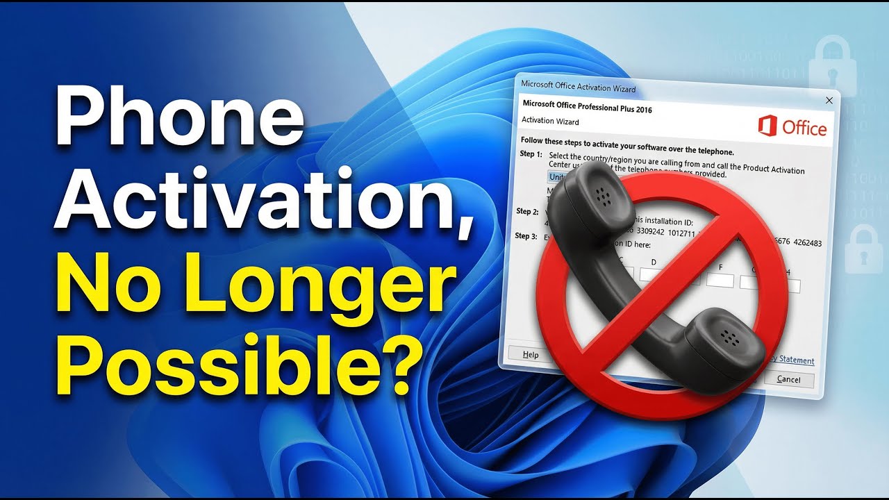 Has Microsoft Ended Phone Activation? - YouTube