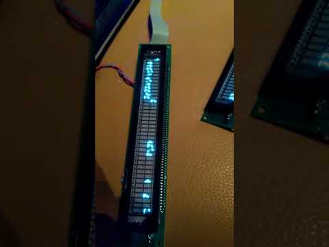 Ucapps Midibox SeqV4 Midi Sequenzer VFD Test.