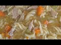 Mom Cook For Her Family Chicken Noddle Soup They Really Enjoy It