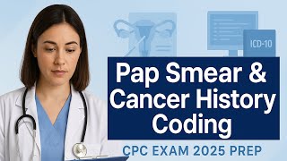 CPC Exam 2025 Sample Question: How to CODE  Pap Smear & Cancer History