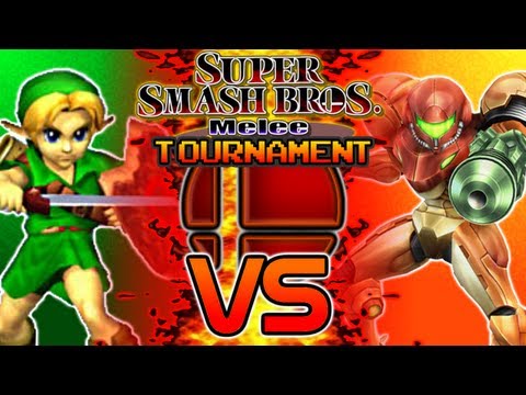 Super Smash Bros. Melee Tournament | Part 1 - First Round: Game 1 - Young Link vs Samus