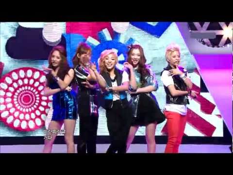 110430 f(x) - Pinocchio (Danger), LIVE @ Music Core
