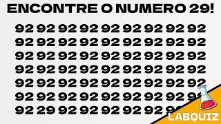 🧠 Encontre o numero 29! Só Gênios conseguem encontrar.