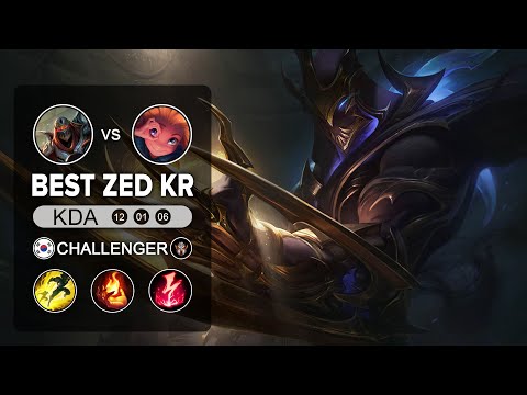 19. Best Zed KR - ZED vs ZOE MID - KR Challenger Patch 10.10