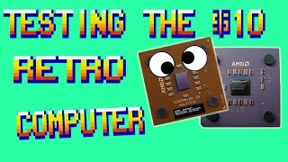 Testing the $10 Duron Computer ( w/Sound Blaster live)