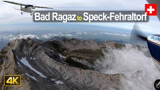 Bird’s-eye View: Flying Bad Ragaz to Speck-Fehraltorf, Switzerland🇨🇭