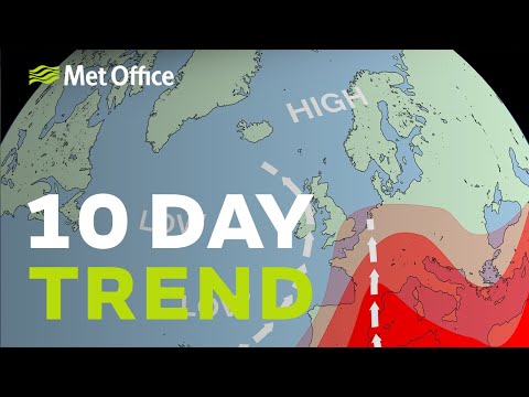 10 Day trend – warming up but with some rain 11/05/22