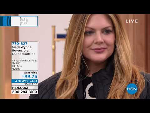 MarlaWynne Reversible Quilted Jacket