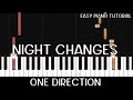 One Direction - Night Changes (Easy Piano Tutorial)