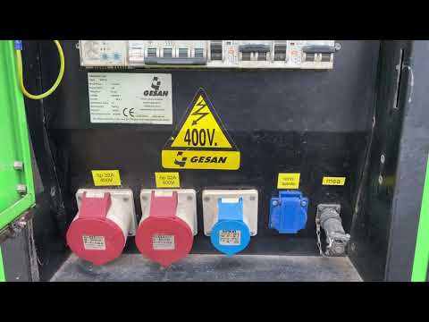 Gesan DPR 20 Perkins Stamford 20 kVA Supersilent generatorset stocknr 3484