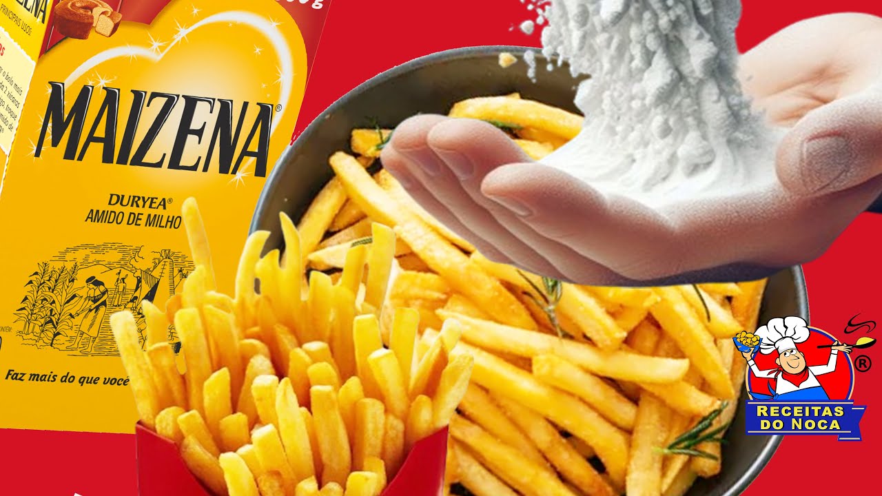 O segredo da BATATA FRITA CROCANTE e sequinha
