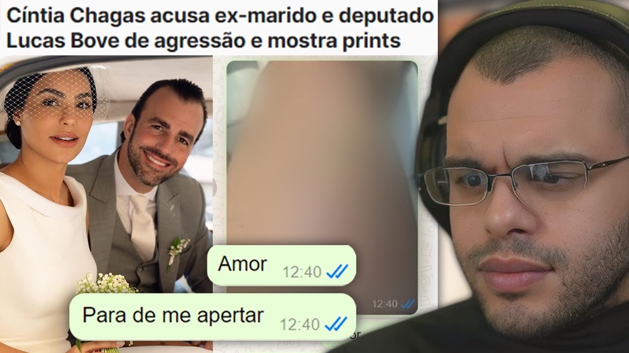 CÍNTIA CHAGAS ACUSA EX-MARIDO DEPUTADO DE AGRESSÃO E EXPÕE PRINTS