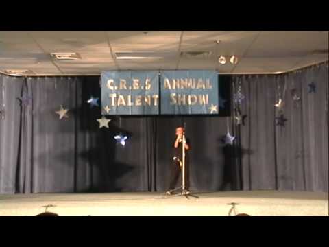 8-year-old Forrest Johnston in School Talent Show