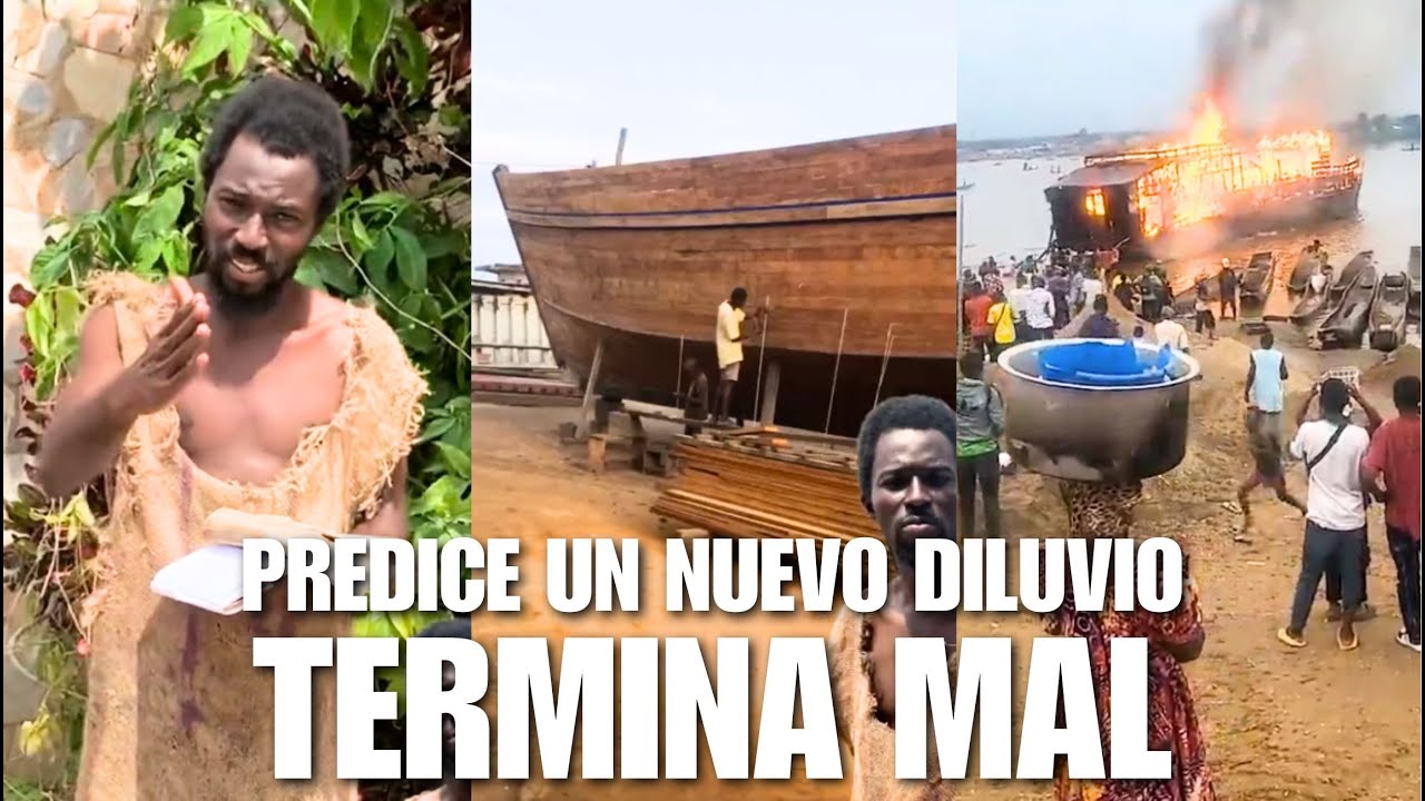 AFRICANO CONTRUYE UN ARCA de NOÉ para el FIN DEL MUNDO: TERMINA MAL