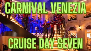 Carnival Venezia Cruise Day Seven and our final sea day with the Love and Marriage Show