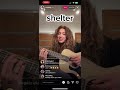 tori kelly - shelter (acoustic from instagram live 25/8)