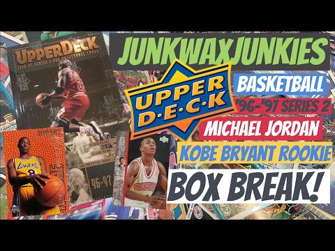96 97 Upper Deck Series 2 Basketball box break Allen Iverson and Kobe Bryant rookie card hunt