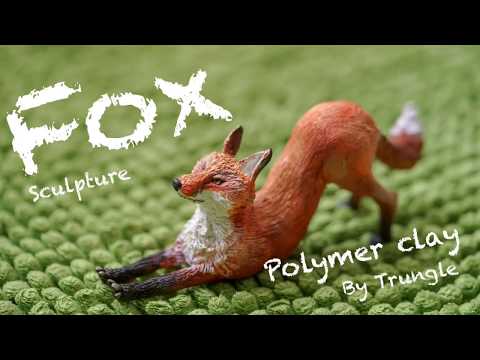Fox - Polymer clay
