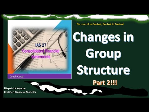Changes in Group Structure - Part 2