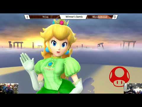 CB18 Singles  - TA|saj. (Peach) Vs. WonderBread (Lucina, Little Mac) SSB4 Winners Semifinals
