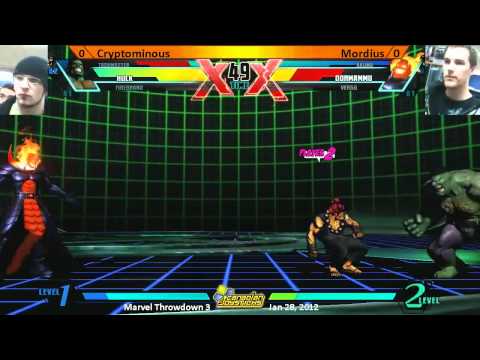 Cryptonimous vs Mordius - UMvC3 Singles - Marvel Throwdown 3