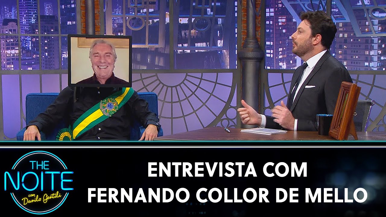 Entrevista com Fernando Collor de Mello | The Noite (15/07/20)