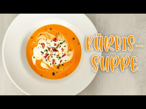 Cremige Kürbissuppe mit geröstetem Hokkaido | Hokkaido-Kürbissuppe | selber kochen | leckeres Rezept