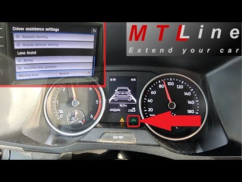 MAN TGE, MY2017 - Lane Assist activation - vključitev Lane Assist sistema