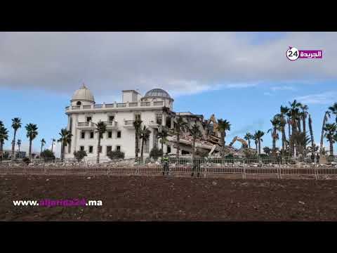 بعد تداول إشاعة خبر توقيف عامل إقليم النواصر .. السلطة تواصل هدم ما تبقى من قصر الضيافة ببسكورة