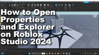 How to view or open properties on roblox studio! (2024) || Tutorial