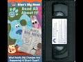 Opening To Blue S Clues Blue S Big News Read All About It US VHS 2001