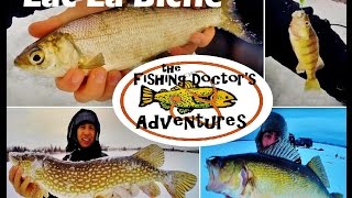 preview picture of video 'Lac La Biche Lake Family Ice Fishing'