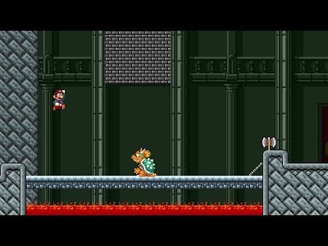 Super Mario Bros. X (SMBX) Past Bowser Castle