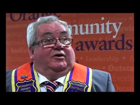 Orange Community Awards 2014 - Outstanding Community Leadership winner - Bertie Douglas LOL 1865