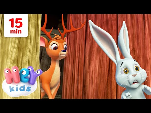 Dans Sa Maison Un Grand Cerf ! | Chansons pour Enfants | HeyKids Français | Chanson de Danse