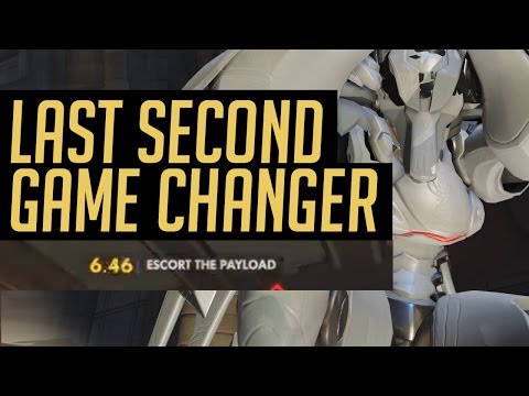 Overwatch Pharah: Last Second Game Changer / POTG  || twitch/valkia
