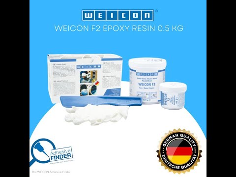 Weicon F2 Epoxy Resin Plastic Steel Putty 500 Gram Repair and Gap Weicon F2 Epoxy Resin Plastic Steel Putty 500 Gram Repair and Gap